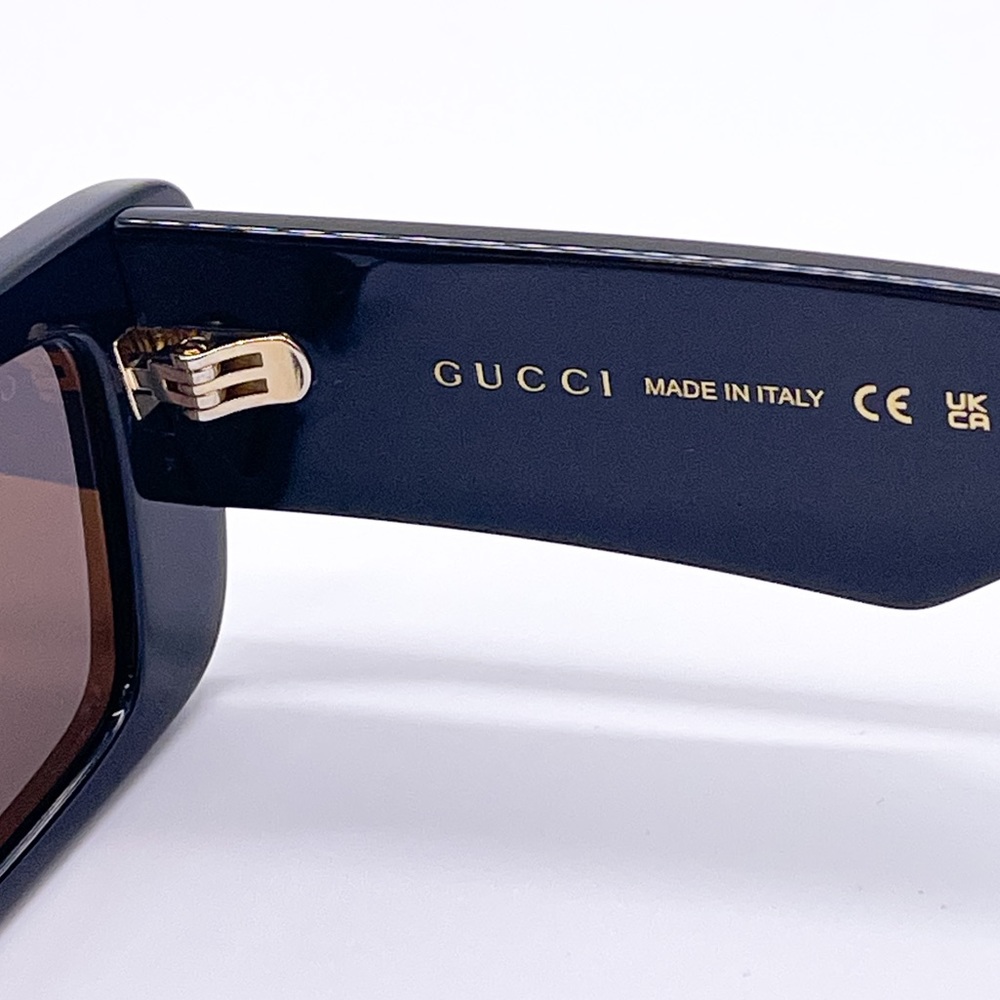 NEW GUCCI UNISEX BLACK SUNGLASSES GUCCI GG1331S 002 - Picture 10 of 13